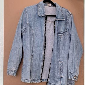 100% cotton Oversized Denim Jacket